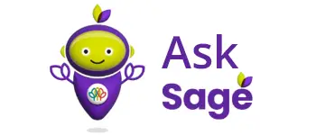 Sage Bot and the words Ask Sage next to it