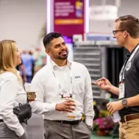 About Page AmericanHort members connecting at event