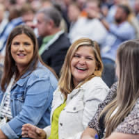 Events Hero Image Image of three women attending an AmericanHort event.